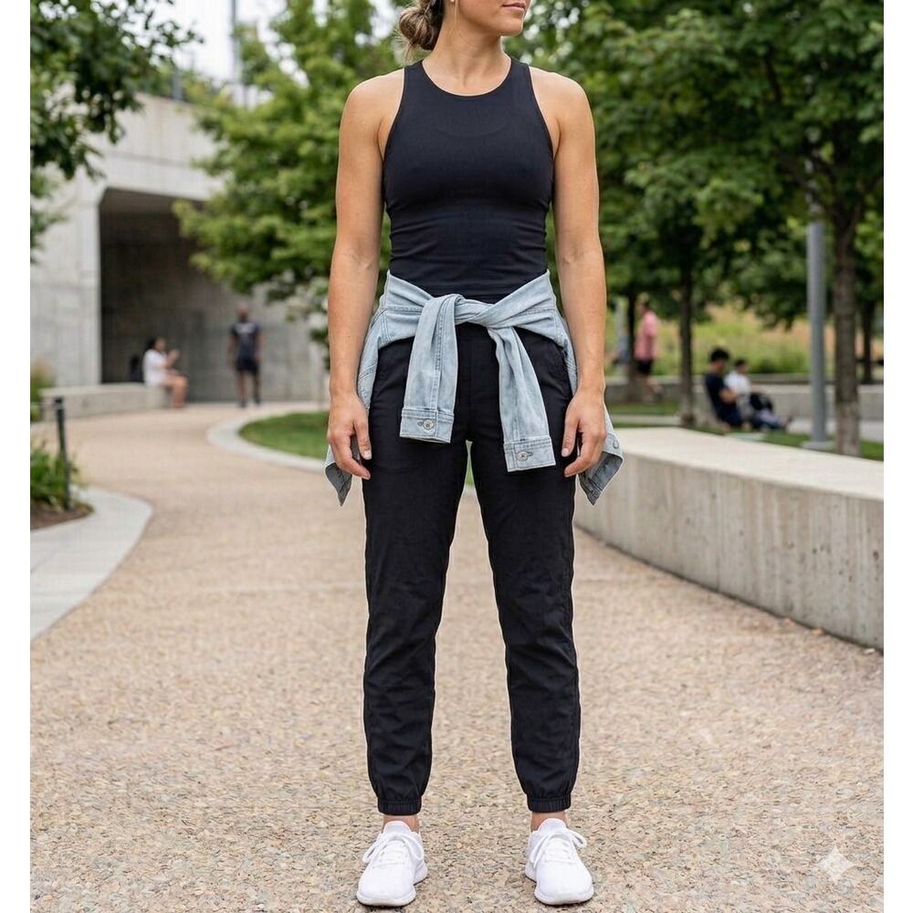 Lululemon Dance Studio Mid-Rise Jogger Pant Black LW5ENMS, 6 Excellent Condition